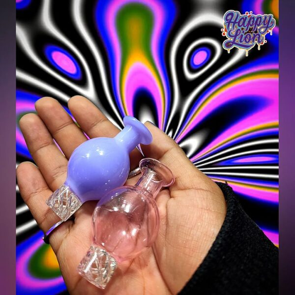 Bubble Carb Cap spinner Pearls