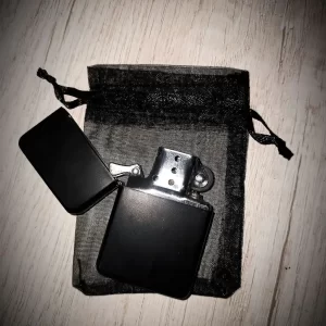 Matte black lighter