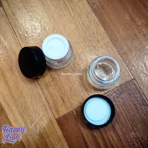 Pote contenedor de vidrio para extracciones