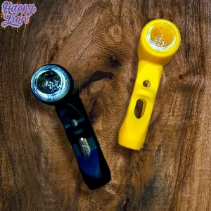 Pipa de silicona con cazoleta de cuarzo desarmable