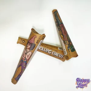 Pre rolled cones Lion rolling circus
