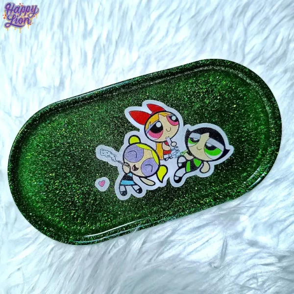 Bandejas ovaladas Super Power Girls - Imagen 2