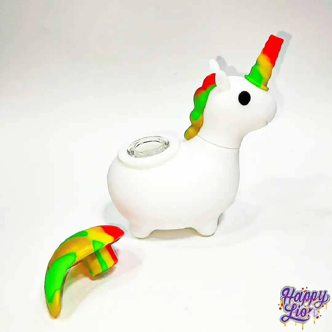 Unicorn silicone bong - Imagen 4