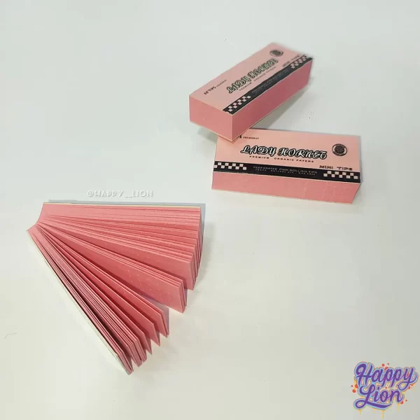 Filtros Lady hornet tips de papel rosado - Imagen 2