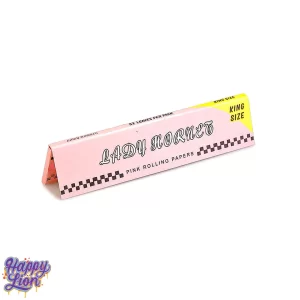 Pink rolling paper King size Lady hornet