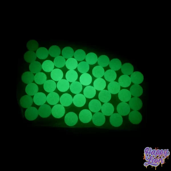 Perlas verde fosforescentes 6mm - Imagen 2