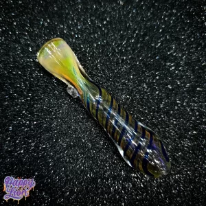 Hitter Yellow with blue lines