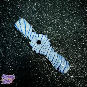 Hitter blue and white lines