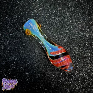 Hitter ligth blue with red lines