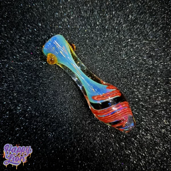 Hitter ligth blue with red lines