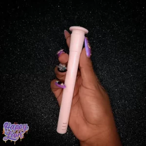 Downstem de plástico rosado 18mm a 14mm