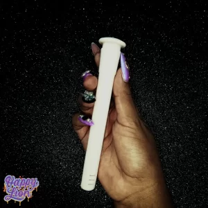 Downstem de plástico blanco 18mm a 14mm