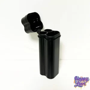 Three black container