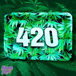 Weed leaves 420 tray