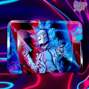 Rick red and blue tray