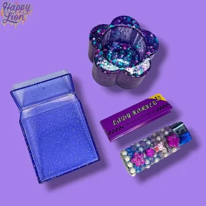 Purple Flower Power Set