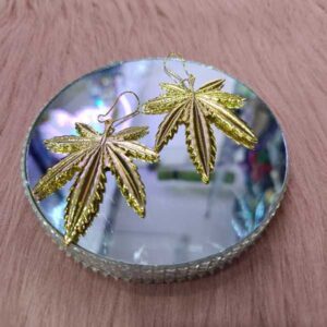 Aretes Smoked girl golden
