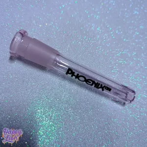 Pink downstem 18mm a 14mm|10 cm