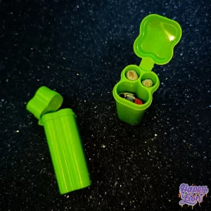 Three green container