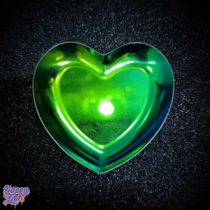 Mini bandeja de corazón verde