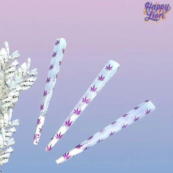 Pre rolled cones Purple leaf - Imagen 2