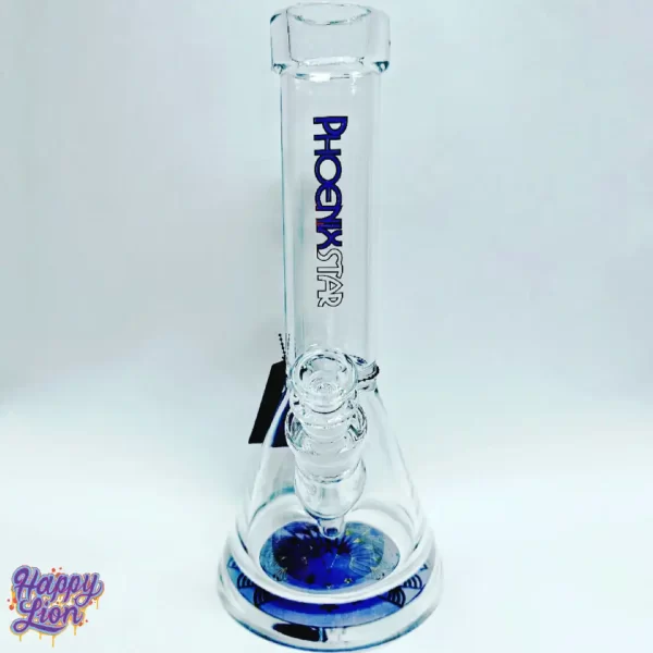 Blue beaker bong Phoenix star indestructible