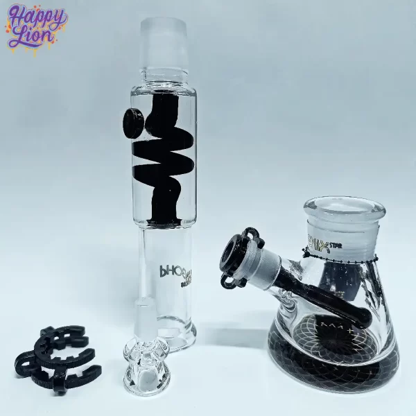 Black beaker bong Phoenix star desmontable - Imagen 3