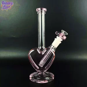 Pink heart bong + slide heart
