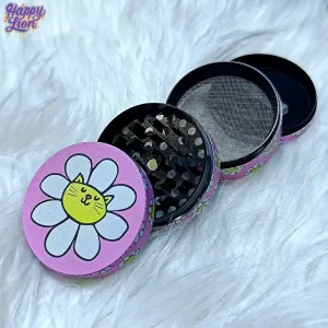 Cat in flowers grinder 5cm