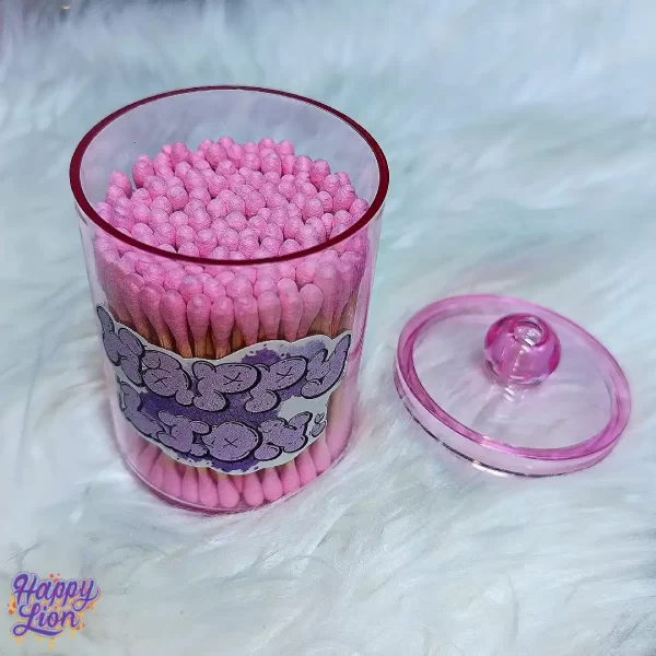 Small wooden swabs pink 150und - Imagen 2