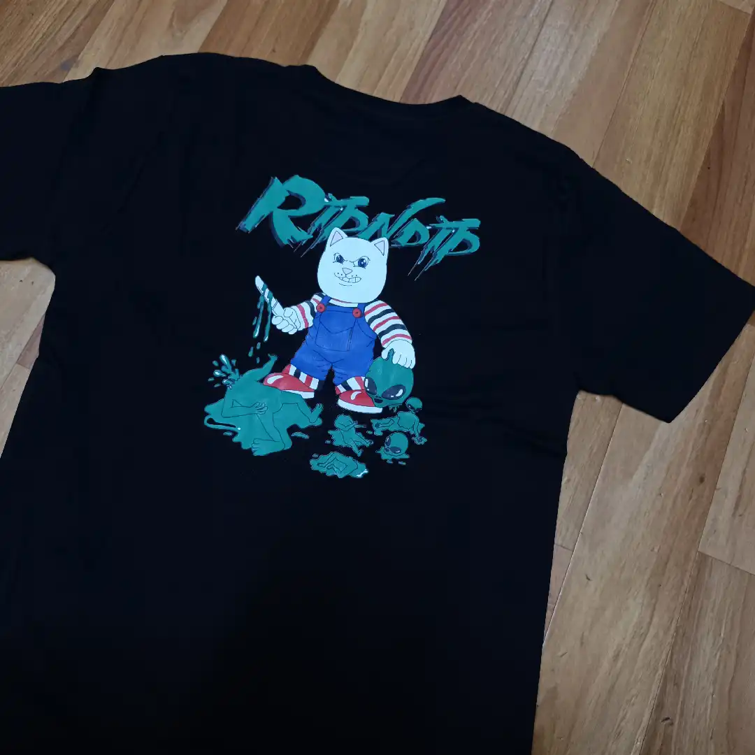 Polo negro Ripn dip Chucky