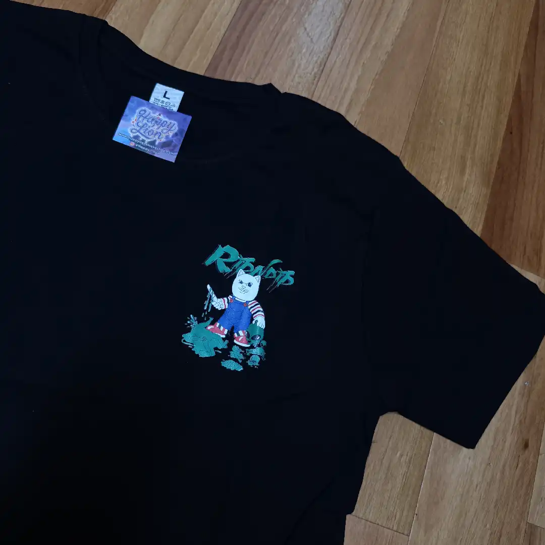 Polo negro Ripn dip Chucky - Imagen 2