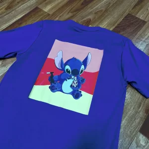 Polo morado Stitch 710