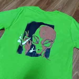 Polo verde alien stoner