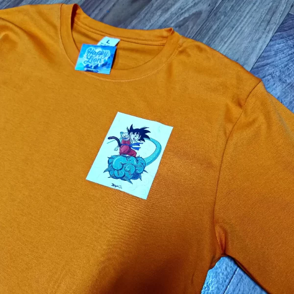 Polo anaranjado Gokú y la nube voladora - Imagen 2