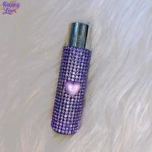 Purple glitter clipper in love