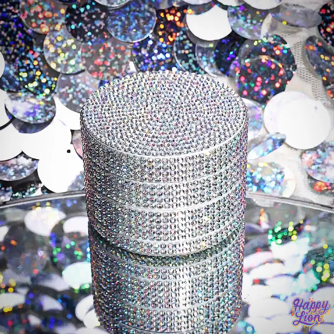 White shiny grinder 5cm