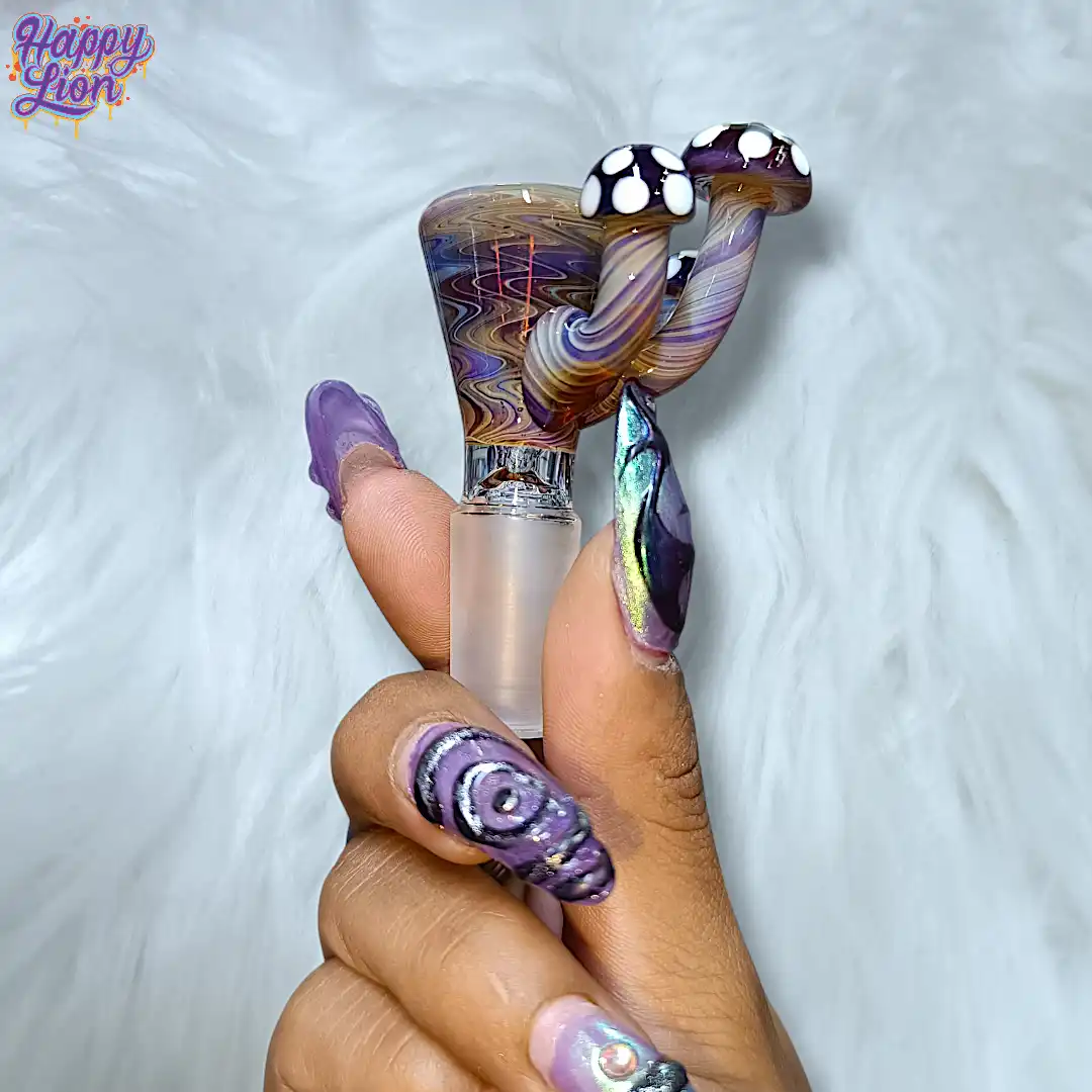 Slide mushrooms in colors 14mm macho - Imagen 3