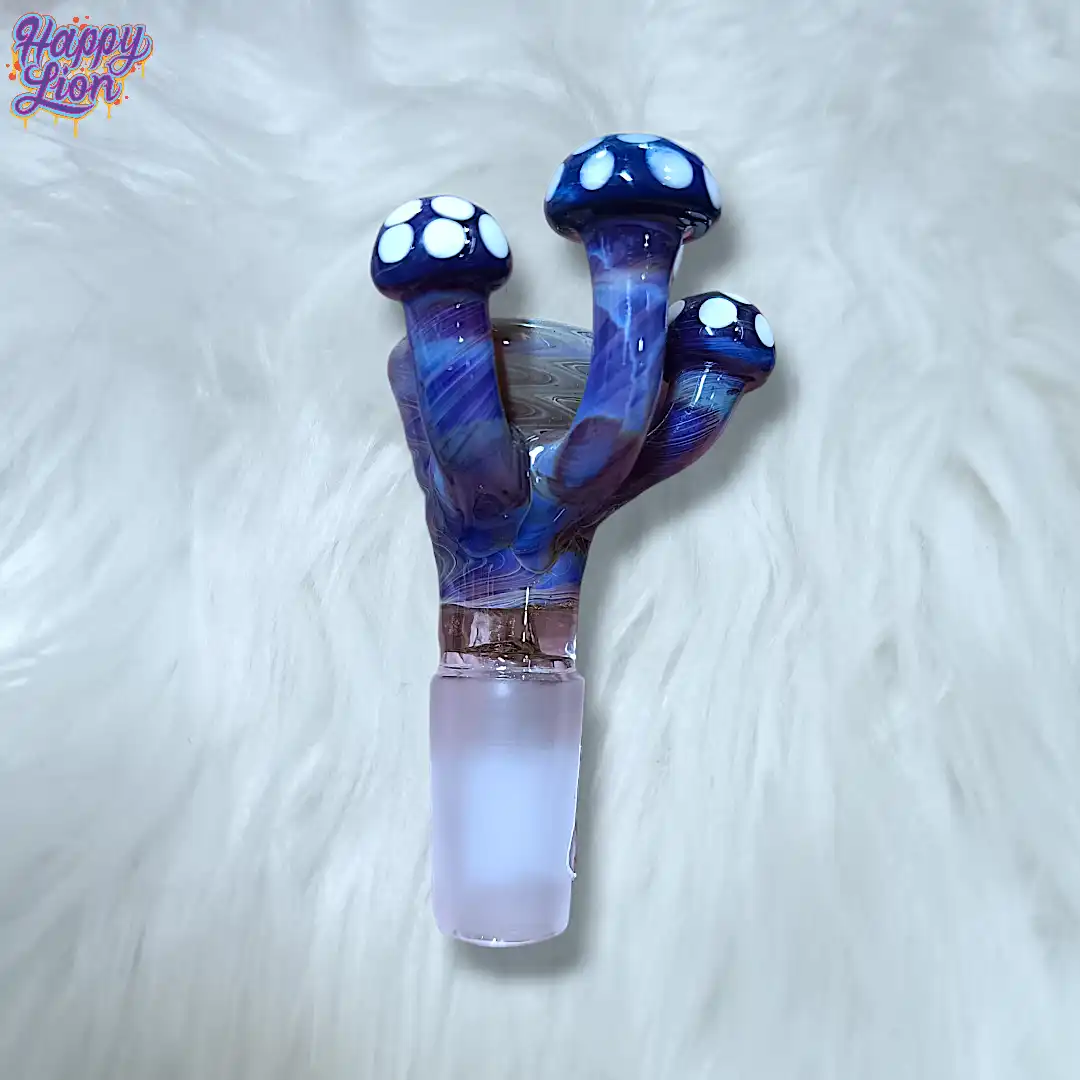 Slide mushrooms purple tones 14mm macho