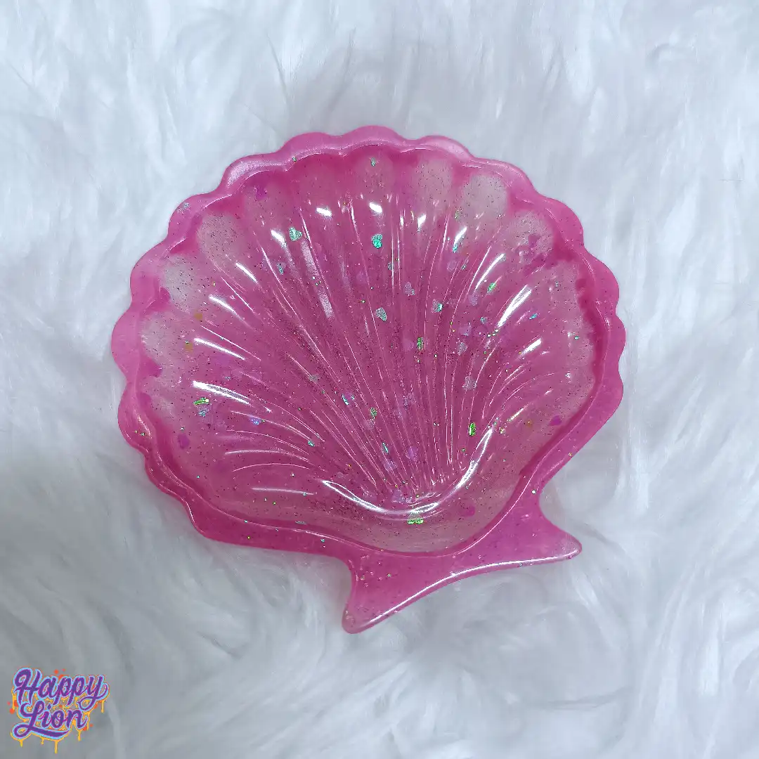 Rosewood seashell tray