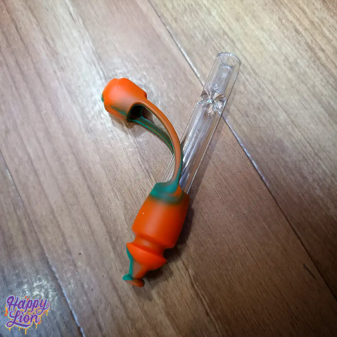 Hitter de vidrio tubo con forro de silicona - Imagen 5