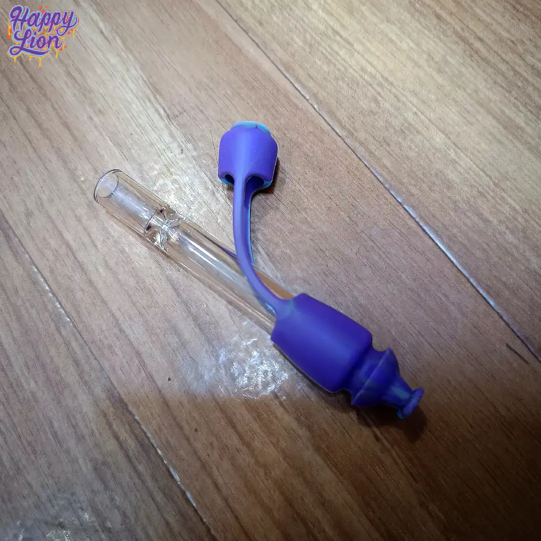 Hitter de vidrio tubo con forro de silicona - Imagen 3