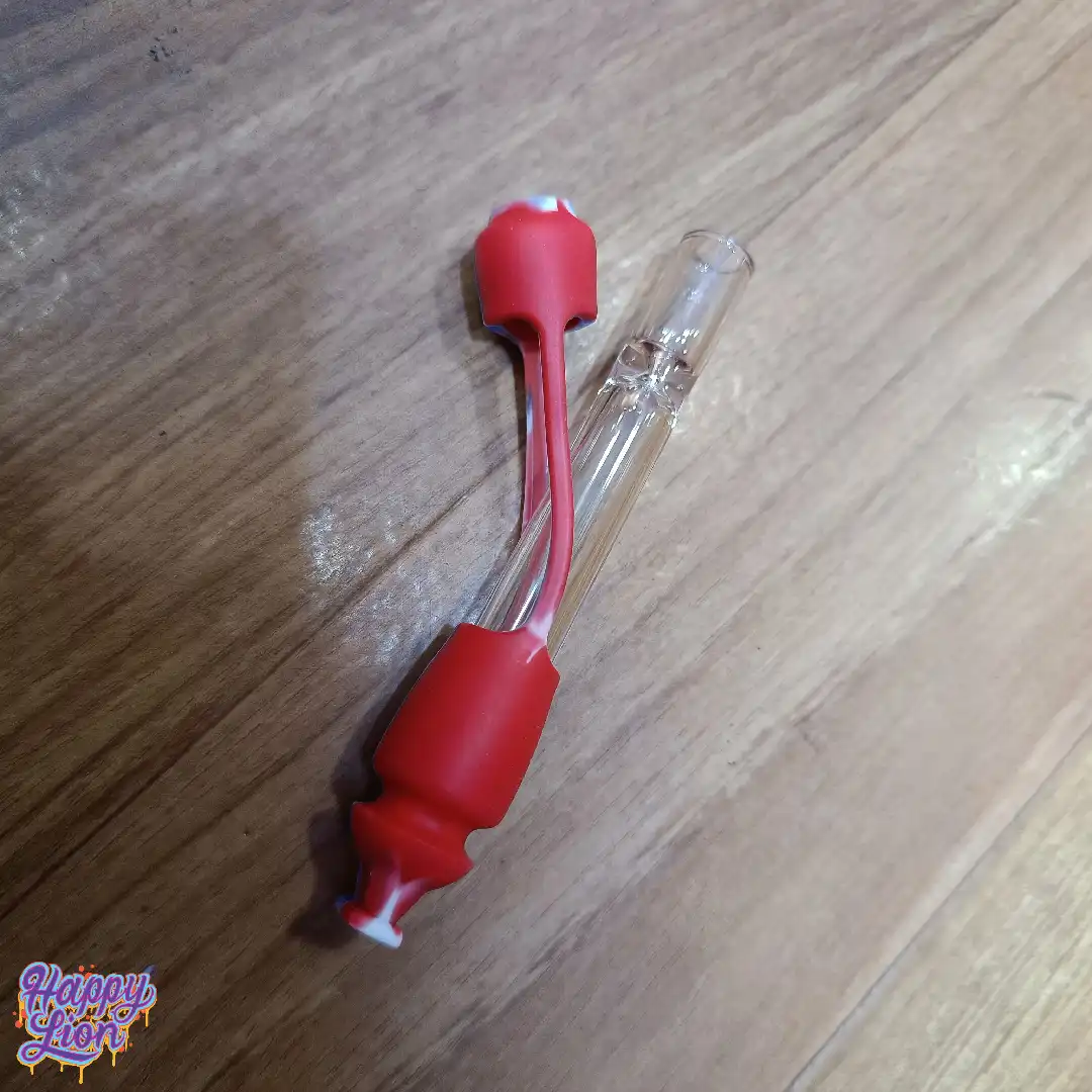 Hitter de vidrio tubo con forro de silicona - Imagen 2