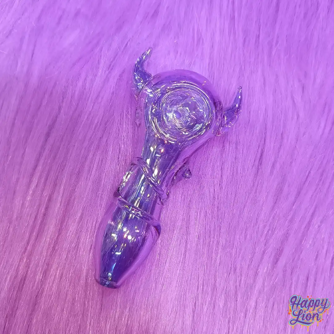 Purple iridescent devil pipe