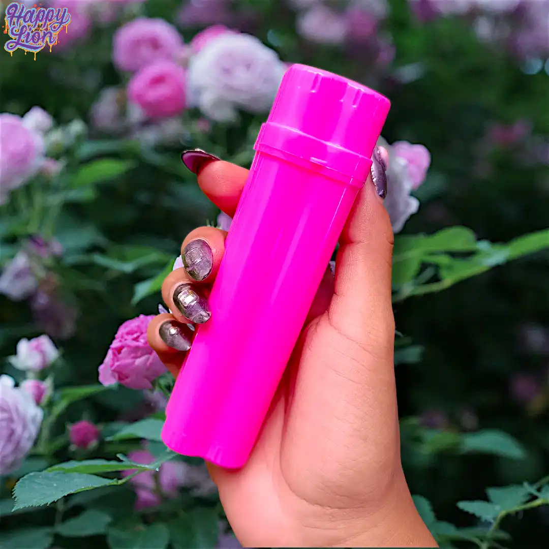 Three pink king size container