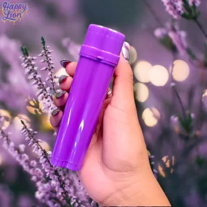 Three purple king size container