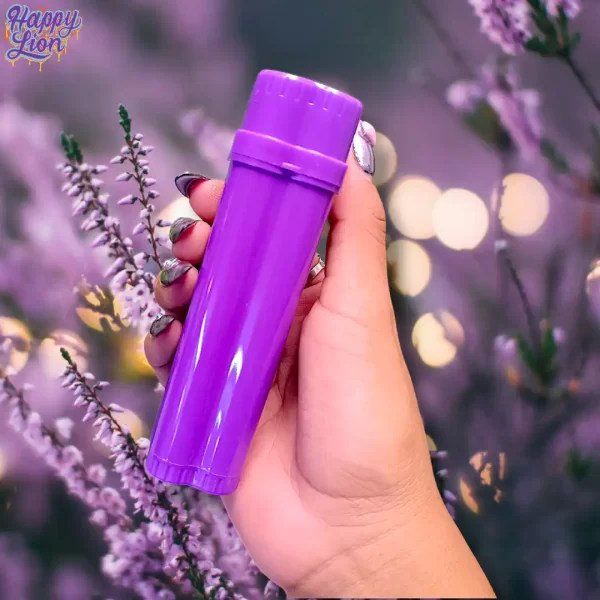 Three purple king size container