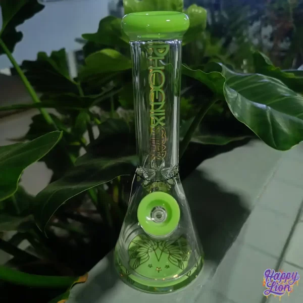 Bong beaker Phoenix verde - Imagen 2