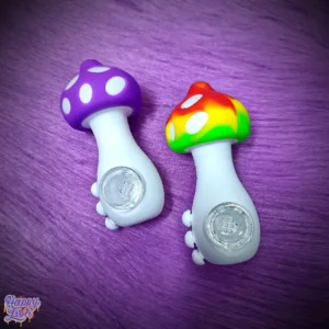 Mushroom silicone pipe