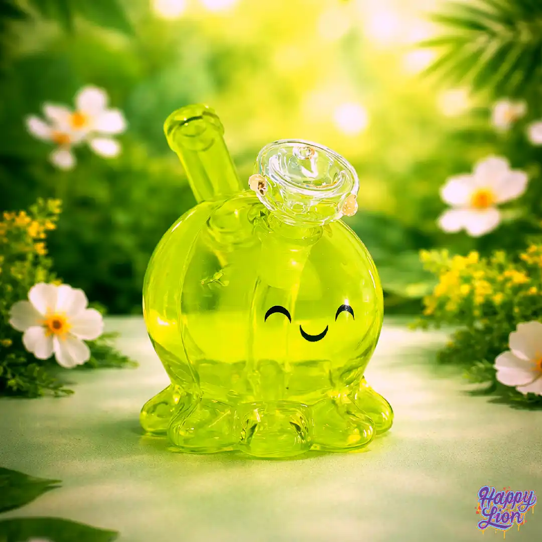 Green octopus bong - Imagen 2